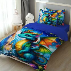 Детско 3D спално бельо, Дракон