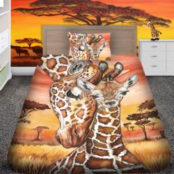 Детско 3D спално бельо Жираф
