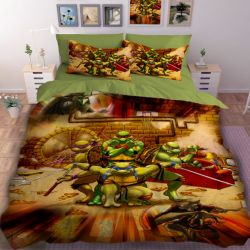 Детско 3D спално бельо Костенурките Нинджа
