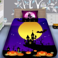 Детско 3D спално бельо Нощ с Хелуин