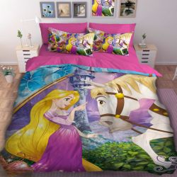 Детско 3D спално бельо Принцеса Рапунцел