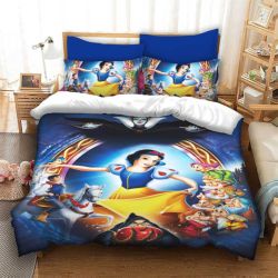 Детско 3D спално бельо Снежанка и седемте джуджета