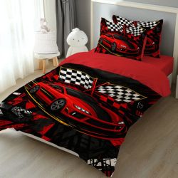 Детско 3D спално бельо, Спортна кола