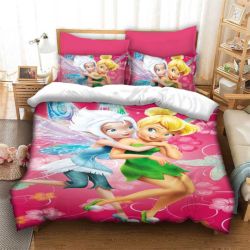 Детско 3D спално бельо Тинкърбел и приятели