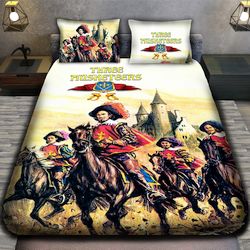 Детско 3D спално бельо Тримата Мускeтари