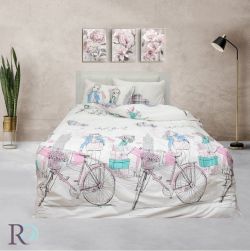 Детско спално бельо памучен сатен Сара