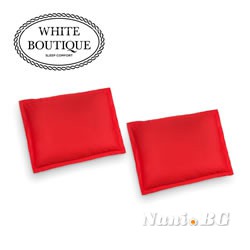 К-кт калъфки за възглавници White Boutique сатен Червено