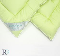 Лятна памучна олекотена завивка, зелено