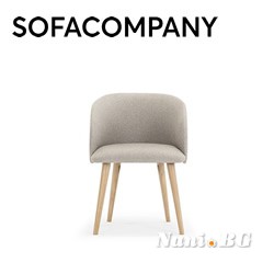 стол Rosa цвят Fabio Stone крака D 41 см, дъб