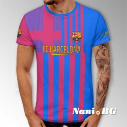 3D Мъжка тениска Barca FC