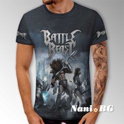 3D Мъжка тениска Battle Beast