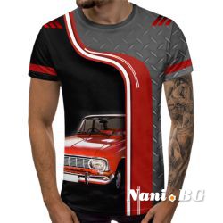 3D Мъжка тениска Car 6147