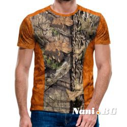 3D Мъжка тениска с ловни мотиви 4987
