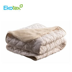 Олекотена завивка Тhe Woolland Wool_Linen, бяла