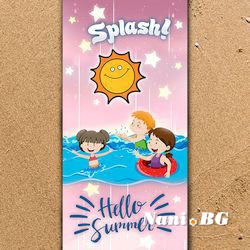 3D Плажни кърпи Kids Splashi