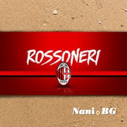 3D Плажни кърпи Sport Rossoneri