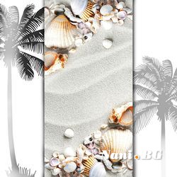 3D Плажни кърпи Summer - мидички