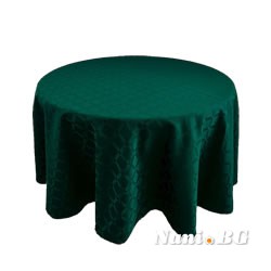 Маслено зелена покривка за маса от полиестер - 11