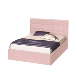 Легло Ария с табла за глава Ботън, розово