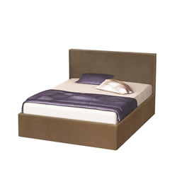 Легло Ария с табла за глава Текс, кафяво