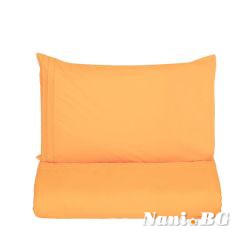 Спално бельо плик и калъфки, ЛАГОМ, оранжево