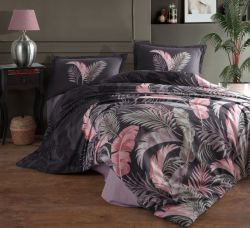 Спално бельо Ранфорс, Hena.V1 Anthracite