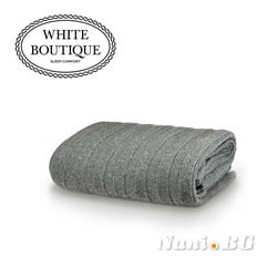 Одеяло White Boutique ASPEN WOOL Grey