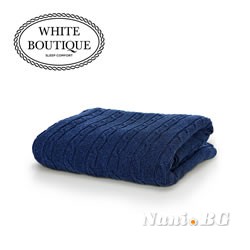 Одеяло White Boutique TIROL WOOL Azul