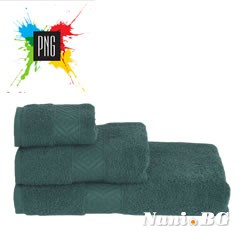 Хавлиени кърпи Тера 500гр - тъмно зелен
