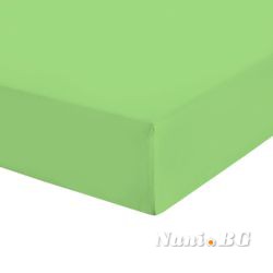Чаршаф с ластик от Трико - зелено