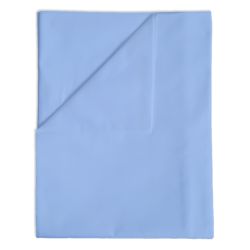 Долен чаршаф Ранфорс Светло син