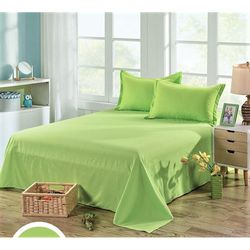Едноцветен долен чаршаф ранфорс ЗЕЛЕНО